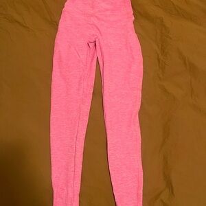 Bombshell neon pink scrunch butt Leggings